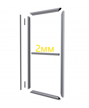 Комплект калитки КСС (свари сам) из т-профиля 2 мм